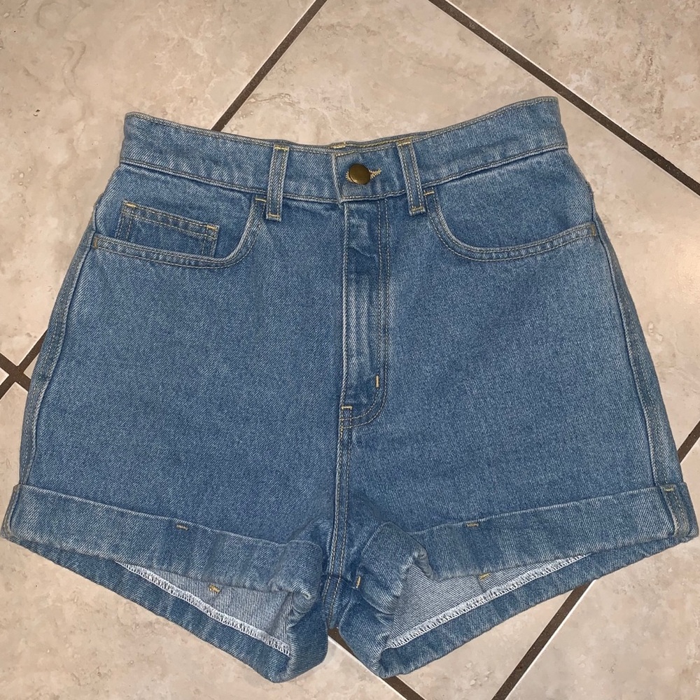 American Apparel High Waisted Shorts